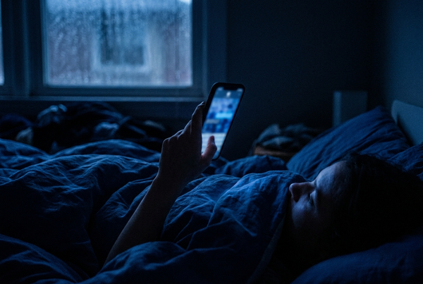 Wie Bildschirme und nächtliches Scrollen den Schlaf sabotieren